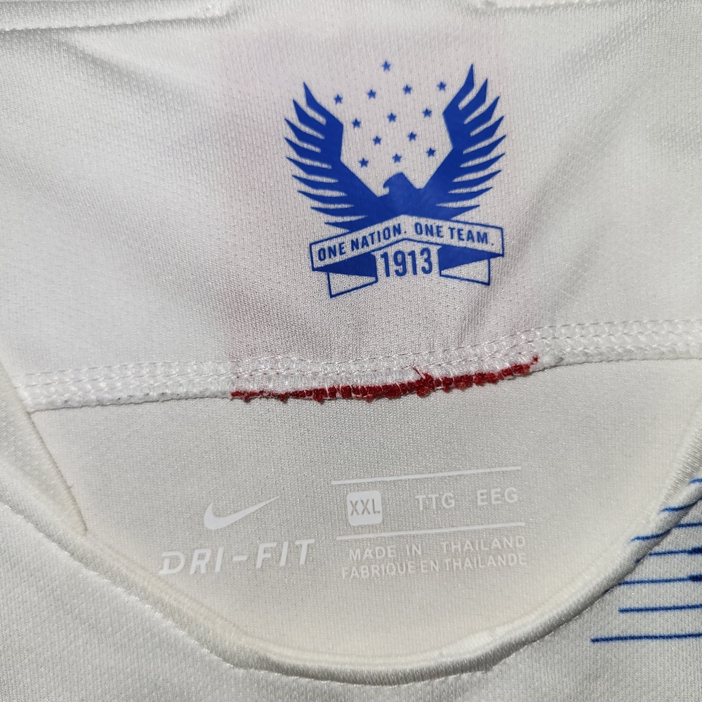 United States National Team Nike Women's Jersey White T-shirt Size XXL - Picture 4 of 8